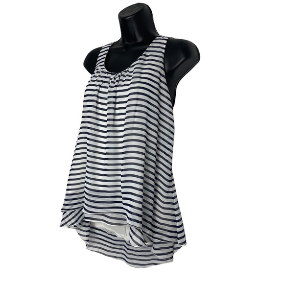 Studio Y Sheer Racerback Halter Top - Picture 3 of 5